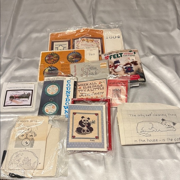 Mostly patterns only - Cross Stitch and Craft Kit Collection - Picture 1 of 2